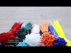 Atadura de cables de nylon modificada para requisitos particulares del uno mismo del pasador del velcro del cable del lazo plástico de Fatener