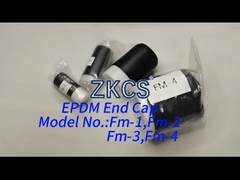 Resistencia al ozono y a los rayos UV Retraso en frío EPDM Cap final Para protección de cables y tuberías
