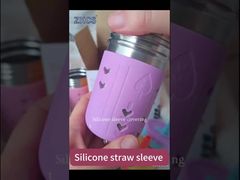 Fundas de silicona ecológicas para pajitas añaden comodidad y estilo a cada bebida