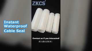 tubo termorretráctil transparente