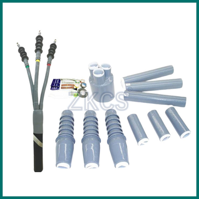 Goma de silicona accesoria de los equipos de la terminación del cable terminal frío del encogimiento del poder más elevado