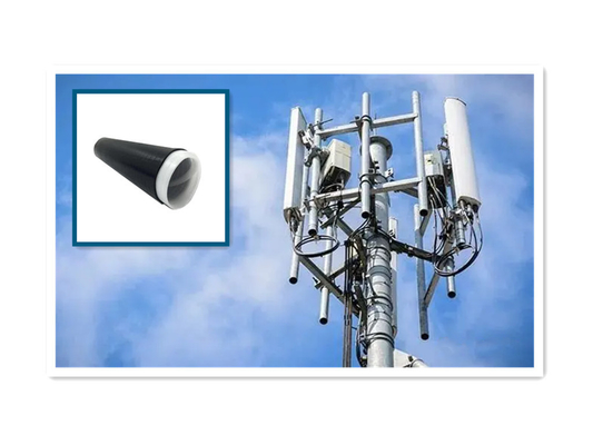 El tubo frío del encogimiento de EPDM impermeabiliza el negro recto para la industria de Electric Power