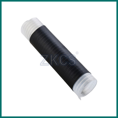 Tubería fría de la goma de silicona del plástico de embalar del silicón negro para las telecomunicaciones