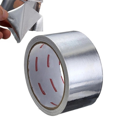 Cinta adhesiva del sello de la astilla de aluminio del conducto impermeable del papel que cose 0.1m m herméticos