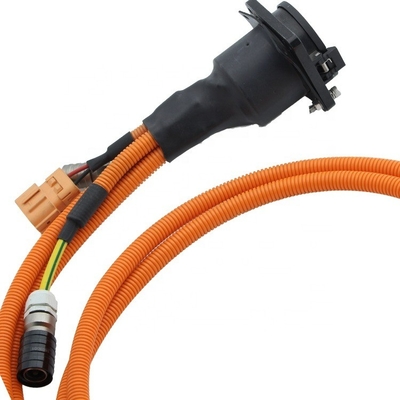 El desgaste resistente del aceite acanaló el arnés flexible del automóvil del tubo del vehículo espiral del coche