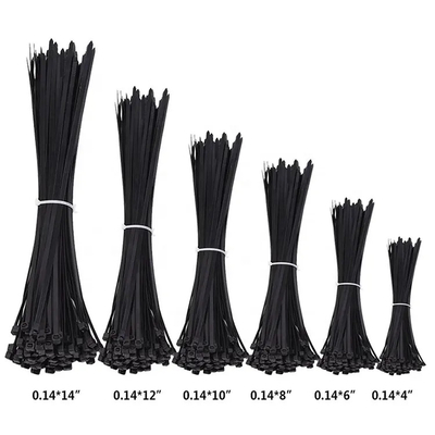 Uno mismo de la cremallera que cierra el artículo de nylon de las bridas de plástico usando multicolor blanco negro de 3,6 x de 100m m