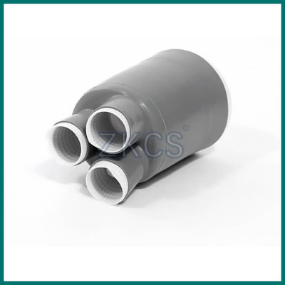 Grey Cold Shrink Cable Breakout ligero patea el material de la goma de silicona