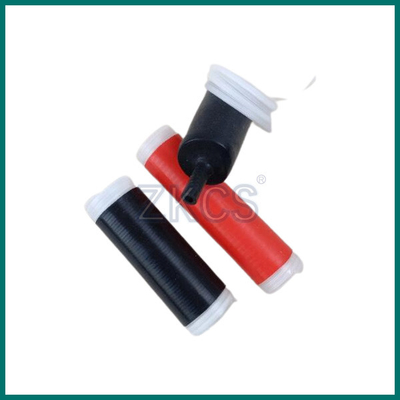 El envolver encogible frío flexible negro y rojo para el aislamiento y la protección del cable