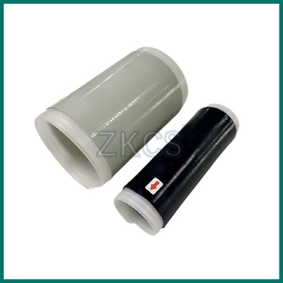 Tubo de silicona negro/gris para el salto de 1/2 pulgada, cabeza y conector del salto.
