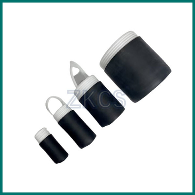 Capas de extremo frío de EPDM negro para sellar el medio ambiente y proteger mecánicamente los extremos expuestos del cable utilizando