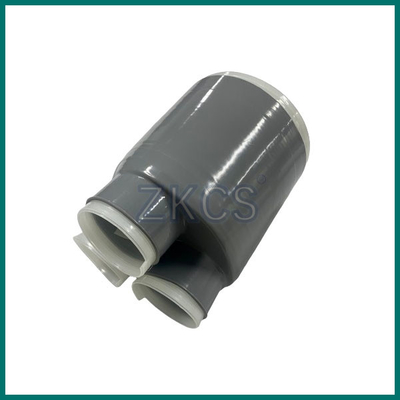 Cable de caucho de silicona gris oscuro 3 Way Cold Shrink Breakout Boot para la protección de las fases individuales del cable