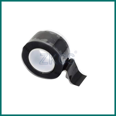 Cintas de caucho de silicona auto-fusión para proteger la alta tensión del seguimiento, gris/verde/rojo