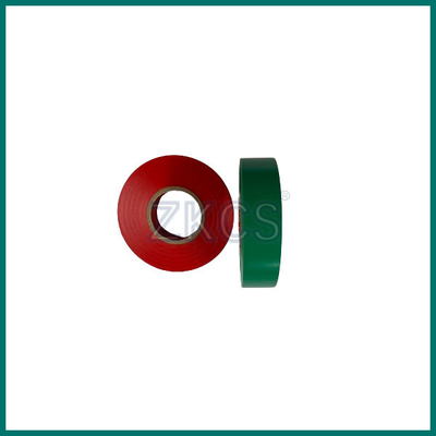 Cinta de aislamiento eléctrico de PVC amarilla/rojo/verde para codificación de colores,retardante de llama del aislamiento de alambre