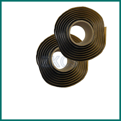 Cintas impermeables de mastica de 63 mm * 0,6 m/uso con cinta de PVC para el sellado de cables