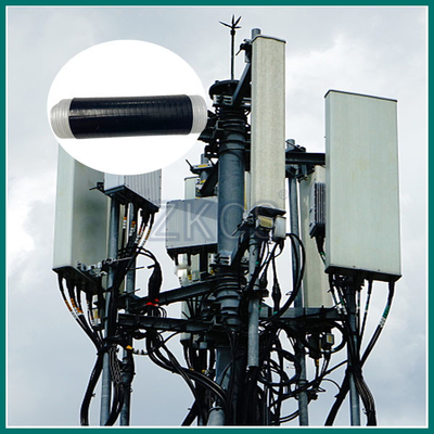 Tubo de silicona de sellado a frío impermeable para antenas y sistema de conexión de alimentación
