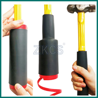 Con una textura no resbaladiza, antideslizante, tubo de contracción en frío con agarre EPDM, tubos antideslizantes para protección de herramientas manuales