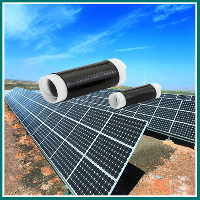 Protección contra los rayos UV con manguera de goma de contracción en frío para terminación de cables de paneles solares