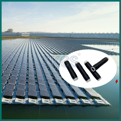 Tubo de contracción en frío EPDM negro para cables de sellado en sistemas fotovoltaicos solares flotantes