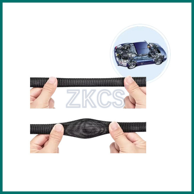 Buen manto trenzado con cable de PET expandible/manto trenzado telescópico/manto de alambre trenzado negro