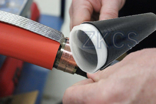 tubo frío del encogimiento de 70m m EPDM para el CST multi de la longitud del ratio espiral de la base