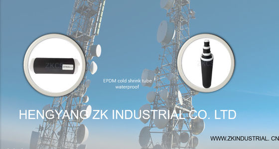 Tubo frío de goma ampliado 9.0MPa del encogimiento de EPDM para la industria de la telecomunicación